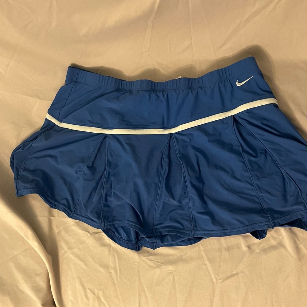 Blue Nike Tennis Skirt